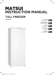 Manual Matsui MTF55W14E Freezer