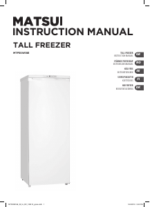 Manual Matsui MTF55W18E Freezer