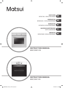 Manual Matsui MBCONX10N Oven