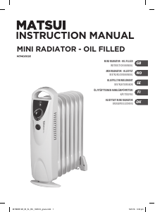 Manual Matsui M7MOR12E Heater