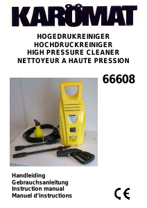 Manual Karömat 66608 Pressure Washer