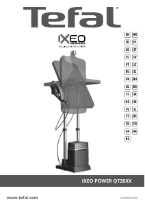 Посібник Tefal QT2020CH Ixeo Power Відпарювач для одягу