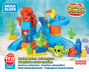 Handleiding Mega Bloks set GNW64 First Builders Peek A Blocks underwater adventure