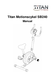 Brugsanvisning Titan Fitness SB240 Motionscykel