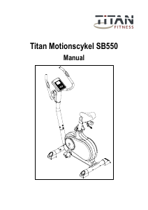 Brugsanvisning Titan Fitness SB550 Motionscykel