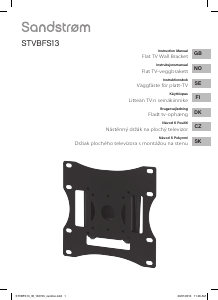 Manual Sandstrøm STVBFS13 Wall Mount