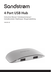 Käyttöohje Sandstrøm S4HUB312E USB-keskitin