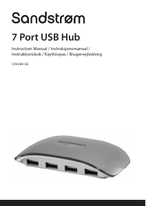 Handleiding Sandstrøm S7HUB412E USB hub