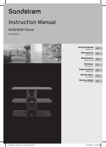 Посібник Sandstrøm SLDVDA12X Тумба під телевізор