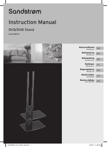 Manual Sandstrøm SLDVDB12X Comodă TV