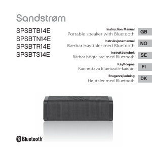 Manual Sandstrøm SPSBTN14E Speaker