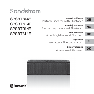 Manual Sandstrøm SPSBTR14E Speaker