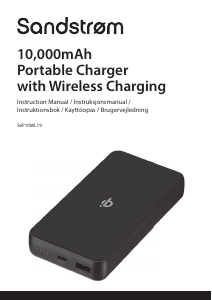 Manual Sandstrøm S6P10WL19 Portable Charger