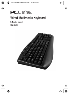 Manual PC Line PCL-MED2 Keyboard