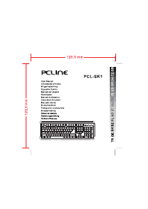 Kullanım kılavuzu PC Line PCL-SK1 Klavye