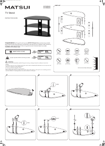 Manual Matsui M105BM09 TV Bench