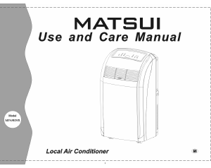 Manual Matsui MPA9KWR Air Conditioner