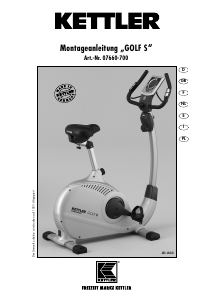 Manual Kettler Golf S Exercise Bike