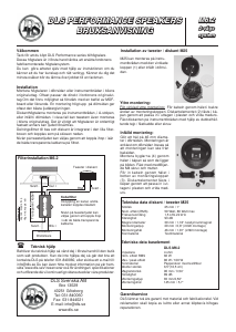 Handleiding DLS Performance M6.2 Autoluidspreker