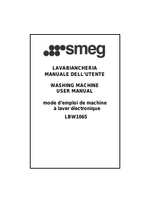 Manuale Smeg LBW106S Lavatrice