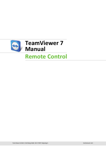 Manual TeamViewer 7 Remote Control