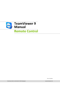 Manual TeamViewer 9 Remote Control