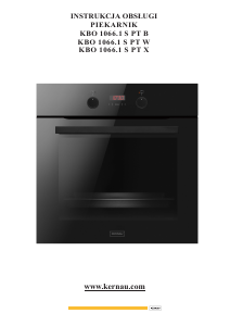 Manual Kernau KBO 1066.1 S PT W Oven