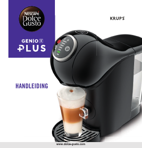 Handleiding Krups KP340510 Nescafe Dolce Gusto Genio Plus Espresso-apparaat