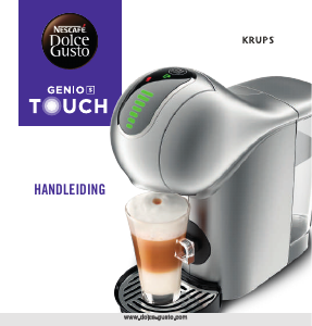 Handleiding Krups KP440E10 Nescafe Dolce Gusto Genio Touch Espresso-apparaat