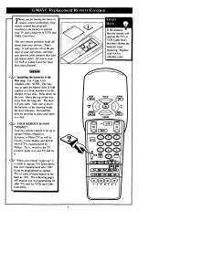 Manual Philips G96SVC Remote Control
