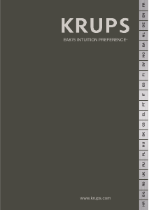 Instrukcja Krups EA875U10 Intuition Preference+ Ekspres do espresso