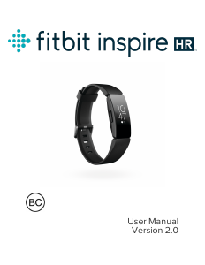 Manual Fitbit Inspire HR Activity Tracker