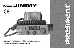 Manual de uso President New Jimmy Transceptor