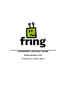 Handleiding Fring for Nokia Linux v1.02