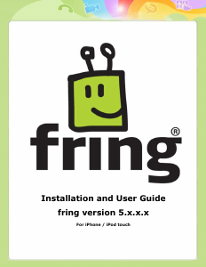 Handleiding Fring for iPhone v5