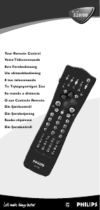 Manual Philips SBC RP 520 Remote Control