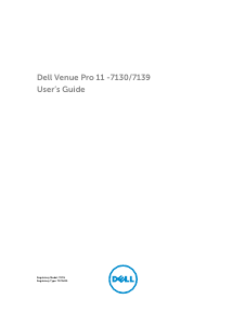 Handleiding Dell Venue Pro 11-7130 Tablet