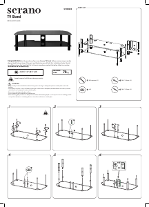 Manual Serano S120BG09 TV Bench