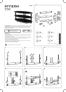 Manual Serano S105VG09 TV Bench