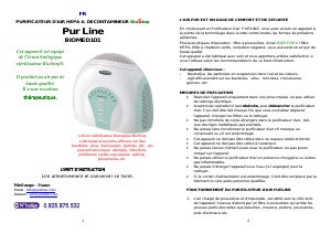 Mode d’emploi Pur Line BIOMED101 Purificateur d'air