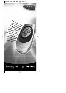 Manual Philips SBC RU 120 Remote Control