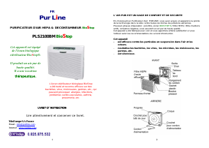 Mode d’emploi Pur Line PLS2100BM Purificateur d'air