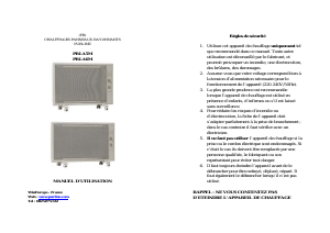 Mode d’emploi Pur Line PRLA6M Chauffage