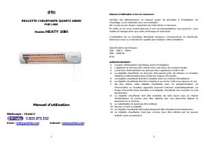 Mode d’emploi Pur Line HEATY 10BI Chauffage