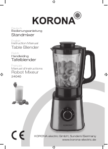 Manual Korona 24040 Blender