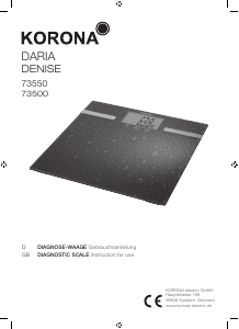 Manual Korona 73500 Denise Scale