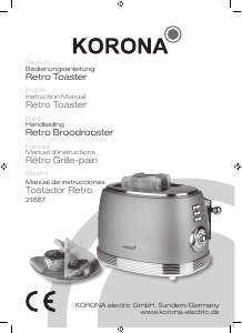 Manual Korona 21667 Toaster