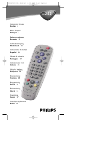 Manual Philips SBC RU 252 Comando remoto