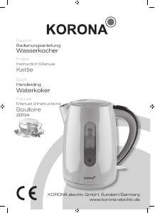 Manual Korona 20134 Kettle