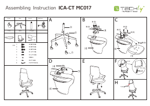 Handleiding Techly ICA-CT MC017 Bureaustoel